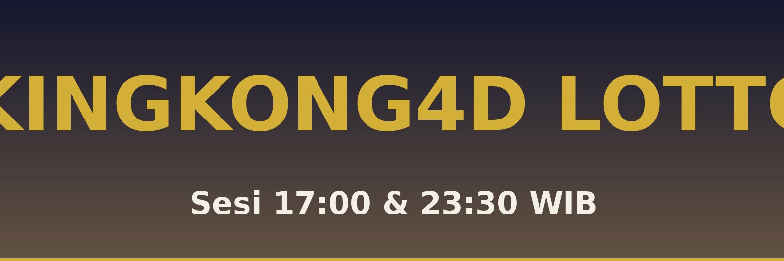 Kingkong4D Lotto Meurah Mulia
